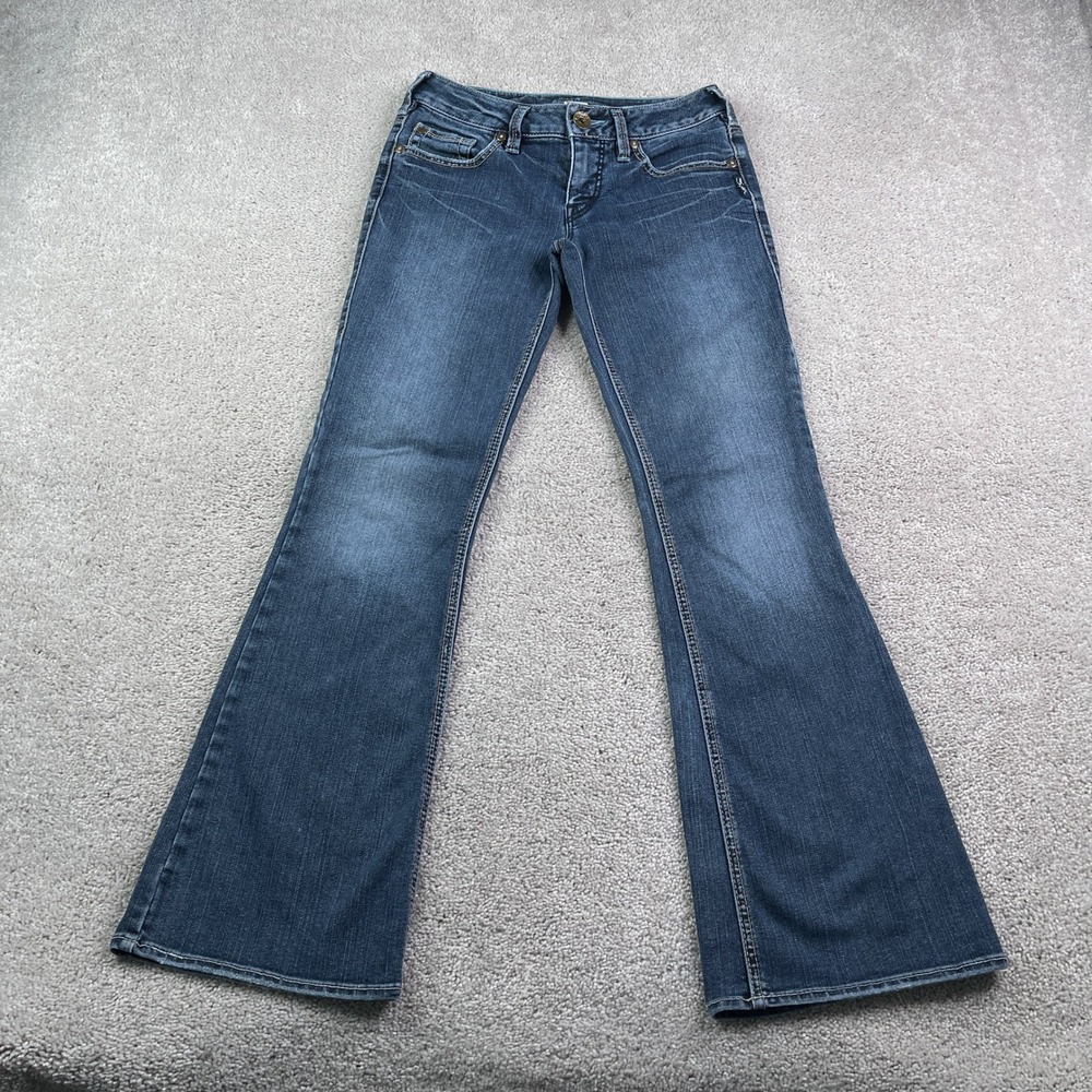 Vintage Silver Jeans Womens 26 Blue Aiko Bootcut Flare Medium Wash Denim